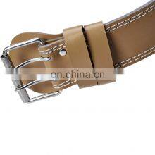 New Hot Comfortable Weightlifting Leather Belts Power Lever For Training / Cowhide Leather Weightlifting Belt For Body Building thumbnail-4