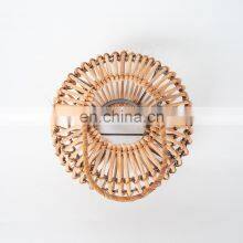New Arrival Candle Holder Rattan Natural Lantern Wicker Candlestick Holder High Quality European Style Vietnam Supplier thumbnail-4