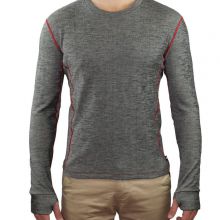 Men's merino Polypropylene long sleeve baselayer  thermal underwear