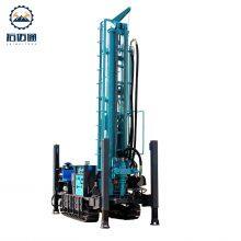 China 600m Crawler Mounted Diesel Engine Driven Borehole DTH Pneumatic Water Drilling Rig thumbnail-4