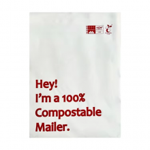 Customizable Logo PLA Biodegradable Delivery Bags thumbnail-2
