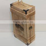 Fashion High Quality Natural Wood Wine Box thumbnail-2