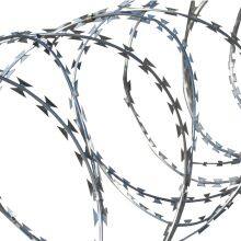 Galvanized Razor Barbed Wire Roll Concertina Tape for Fencing Security Applications thumbnail-3