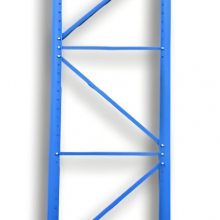 Mostrador de pallets de acero de alta resistencia, estantería de almacenamiento de metal para almacenes, poste vertical 70*90*2.3mm thumbnail-4