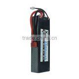 High Powe Hard Case Lipo Battery 5500mah 7.4v With Universal Plug System thumbnail-4