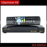 Full HD 1008P Satellite Receiver Dvb-s2 Mpeg4 Receiver hd Dual-core Libertview V8 thumbnail-1