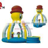 QHIBH03 Octopus Inflatable Bouncer House With Slide thumbnail-1