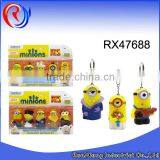 Hot Sale Custom Rubber Minions Keychain Toys thumbnail-6