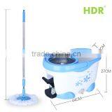 HDR-M014B-Y Bucket Mop 360Spin Magic Mop,Hand Press With Wringer Mop Bucket thumbnail-2