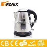 CE CB GS ROHS LFGB 1.0L MINI STAINLESS STEEL HOTEL ELECTRIC CORDLES KETTLE