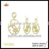 Fashion Gold Plated Silver Jewellery Set, Wholesale Jewellery thumbnail-4