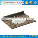 Factory Price 31"*22" Yellow Granite Vanity Tops Golden Sunset Granite G682 Vanity Tops for Bathroom thumbnail-1