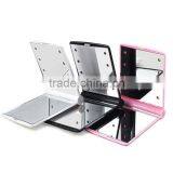 Make up Mirror With 8 Led Lady Women Girl Pocket Mirror Home Office Use thumbnail-6