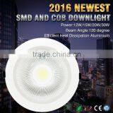 High Quality Recessed Led Downlight / Smart Dimmable COB Led Downlight/30w Saa Smd Led Downlight thumbnail-1