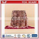 Square Style Printed Wool Scarf thumbnail-1