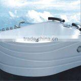 Fashion design acrylic massage bathtub free standing bathtub