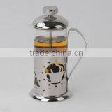 Stainless Steel French Press, Glass Coffee Plunger, Teacoffee Maker thumbnail-3