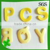 2016 Yellow Hook and Loop Letter Stickers