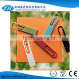 book clip shape usb flash drive, paper clip 32 gb usb clip, plastic paper clip usb 1gb cheap                        
                                                Quality Choice