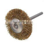 3mm Brass Wire Wheel Brushes Cup for Rust Rotary Dremel Tools Drill Rust Weld Die Grinder Clean Brass&Steel for Dremel Rotary thumbnail-1