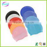 Custom Logo Adult Kid Size Silicone Swim Cap thumbnail-1