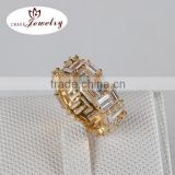 Wholesale Jewelry Princess Cut CZ Diamond Silver ring