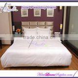 King Size Stripe Hotel Motel Bedding, White Stripe Hotel Motel Bedding for Hotels, Motels thumbnail-1