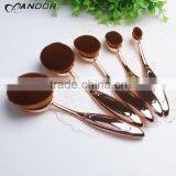 10 Pieces Rose Gold Mermaid Makeup Brush Kits Cosmetics Make Your Own Brand Supplier's Choice thumbnail-4