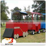 Low Price Attractions Tourist Road Train Used Trackless Train for Sale Quality Choice thumbnail-2