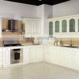 Wooden PVC Membrane Kitchen Cabinet