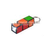 Gift MINI Plastic Magic Cube Keychain LED Light thumbnail-5