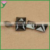 AAA Facetted Cut Square Wuzhou Artificial Jewelry Synthetic Nano Black Semi-precious Stones for Jewellery thumbnail-1