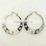 Cubic Zirconia Hoop Earring Jewellery