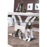 Marble Top Dining Table With Stainless Steel Frame A339# Quality Choice thumbnail-2