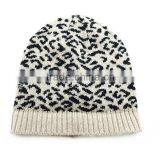 Warm Design Acrylic Knitting Stripe Custom Ski Beanie thumbnail-3