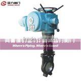 DIN Ductile Iron Electric Knife Gate Valve thumbnail-1