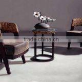 Water Hyacinth Coffee Chair With Round Table