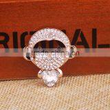 2016 Pretty Cute Crystal Animal Brooch Rhinestone Enamel Animal Brooch Monkey Brooch thumbnail-1