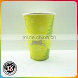 12oz Disposable Christmas Single Wall Paper Cups thumbnail-1