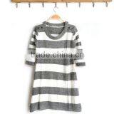 Lady's Stripes Dress Sweater