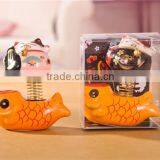 fish shape base lucky cat car decorations