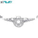 Women Charm Bracelet 925 Silver Star Bracelet Chain Fashion Cool