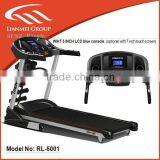 Qualified Home-use Trademill With Incline and With 5 Inch LCD Blue Panel With Max.loading 180kgs