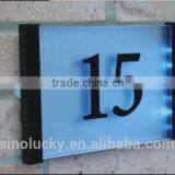 Design Acrylic Lighted Led Plaques Address Signs