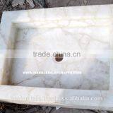 Natural Gemstone White Quartz Kitchen Wash Basin