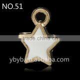 Small Drip Paint Alloy Pendant Accessorizing & Component for Jewelry-51 thumbnail-1