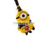 Promotional Cute Cartoon PVC Embossed Logo Custom Made Luggage Tags