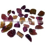 Natural Multi Tourmaline Carving Amazing AAA Color & Good Quality