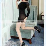 CK02109 Sexy Lace Transparent Tights Hollow Out Lingeries Bodystocking thumbnail-2