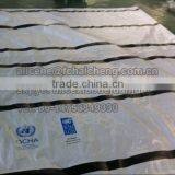 Waterproof and Reinforced HDPE Tarpaulin Cover With Black Reinforced Bands